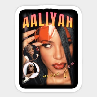 Aaliyah Sticker